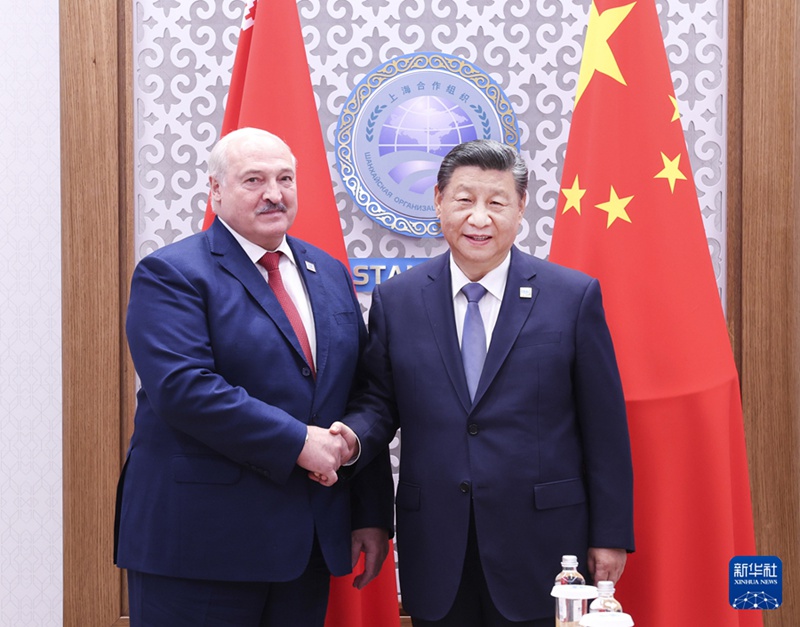 Rais Xi Jinping akutana na Rais Lukashenko wa Belarus