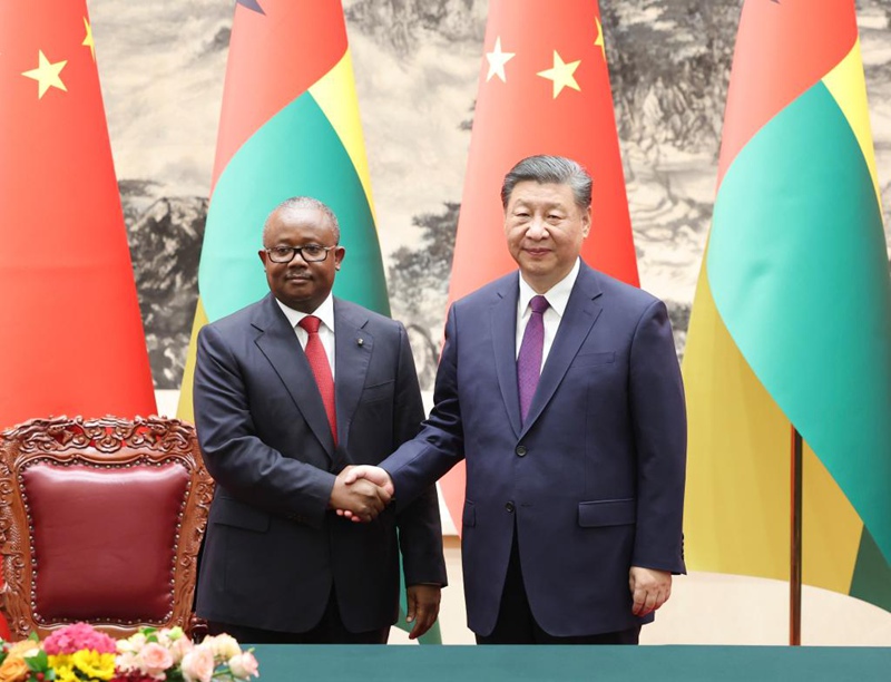 Marais wa China na Guinea-Bissau wafanya mazungumzo na kuinua hadhi ya uhusiano wa pande mbili