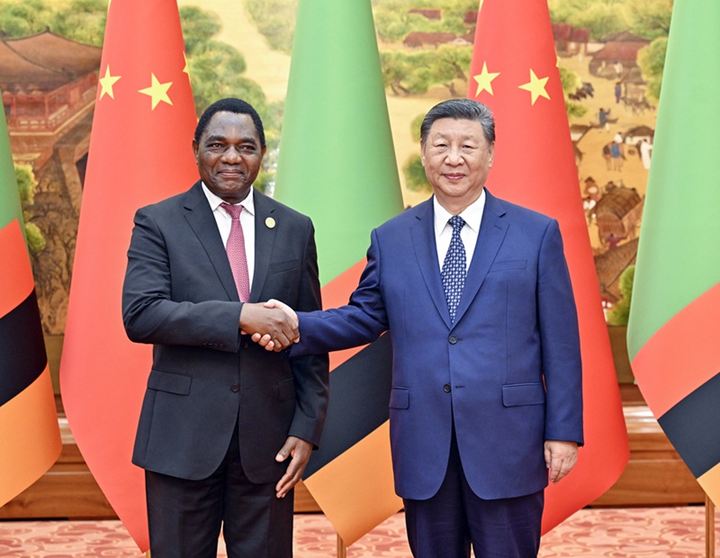 Xi akutana na rais wa Zambia